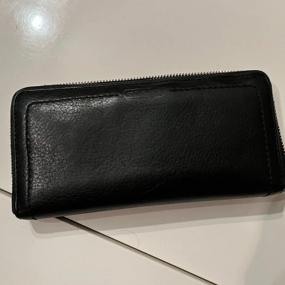 Coach Zip Around Wallet Pre-Owned Leather‎ Repair Project